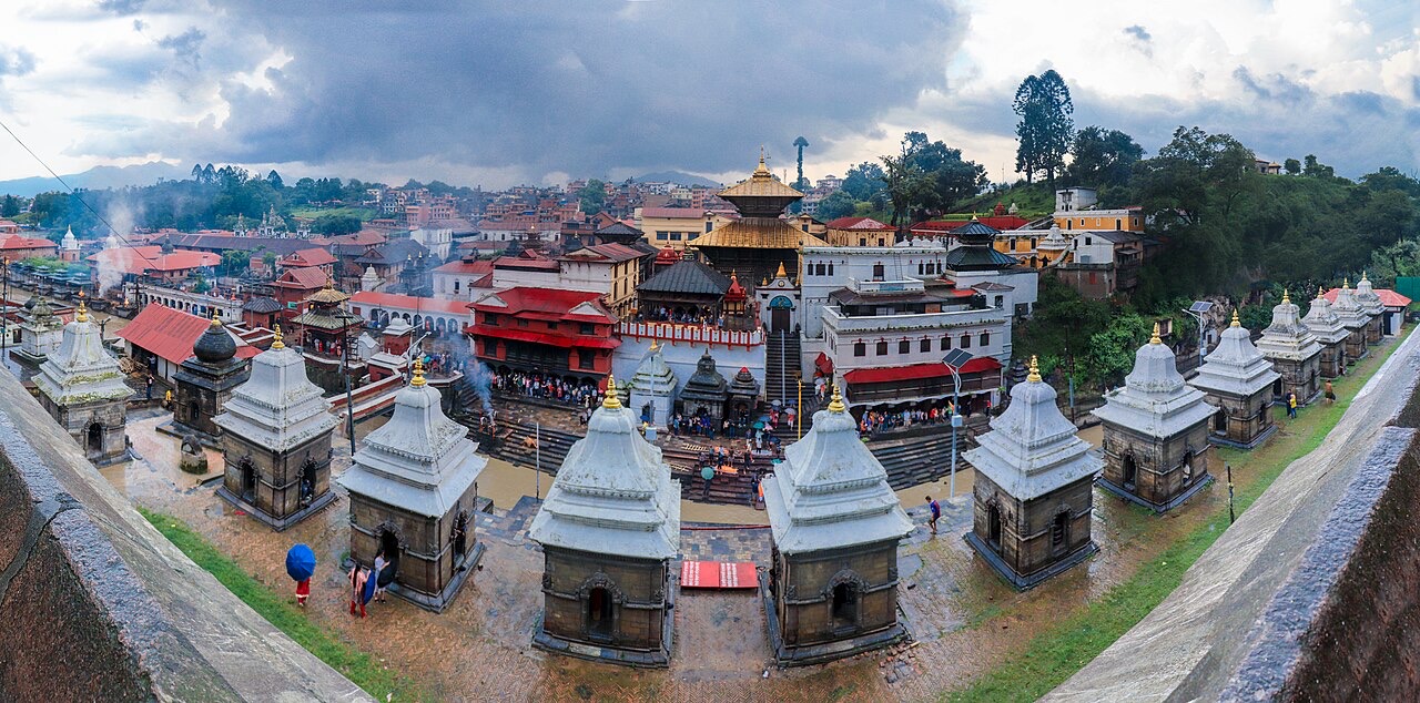 Pashupatinath temple complex and its shrines in Kathmandu